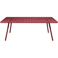 Thumbnail photo of Luxembourg Table 207x100 cm Chile 43 - Matbord Utomhus - Frédéric Sofia - Röd - Metall