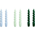 Candle Spiral Set Of 6
