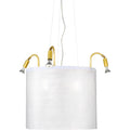 Thumbnail photo of Cirkus Ceiling Lamp, White Xorel, Natural - Pendant Lamps - Jonas Bohlin - White