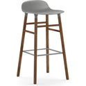 Form Bar Stool 75 Cm Walnut
