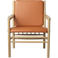 Thumbnail photo of J147 Armchair - lacquered oak