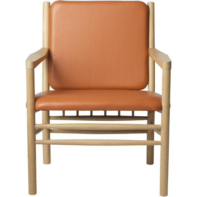 Photo of J147 Armchair - lacquered oak