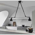 Thumbnail photo of No. 302 Double ceiling lamp from Lampe Gras (copper)