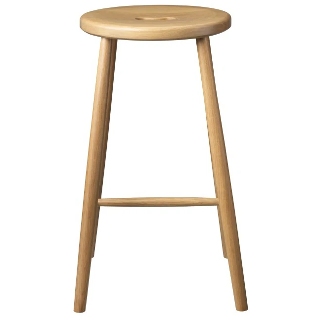 J27c Counter Bar Stool Oak Nature Lacquered