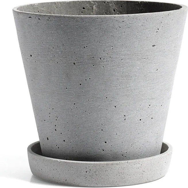 Photo of Flowerpot With Saucer, Large Ø17.5 Cm
