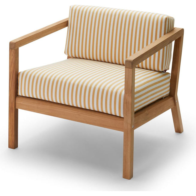Photo of Virkelyst Chair, Teak, Fossflakes Padding, Outdoor Textile /