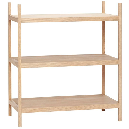 Photo of Wooden storage cabinet with 3 shelves