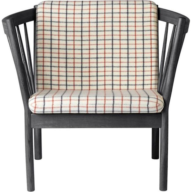 Photo of J146 Easy Armchair - Black lacquered oak 1