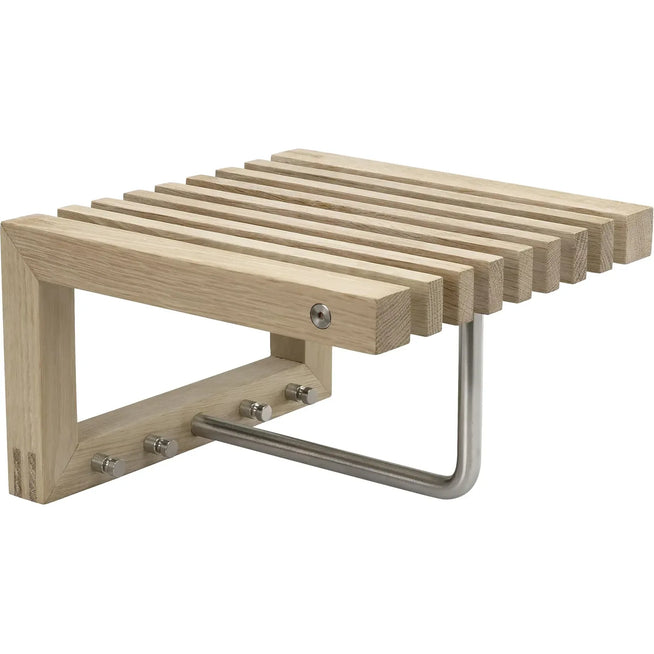 Photo of Cutter Mini Oak - Hat Shelves - Wood-coloured - Metal/wood