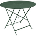 Thumbnail photo of Floréal Table Ø 96 cm, Cedar Green - Outdoor dining table - Green - Metal