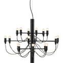 2097 Sarfatti Chandelier Matte Black