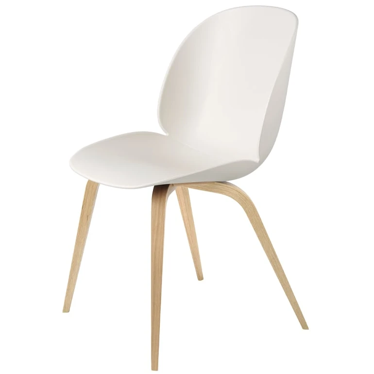 Beetle Dining Chair Un-upholstered - Lacquered Oak Legs