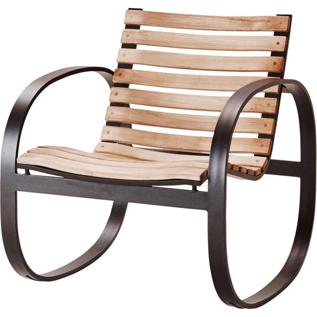 Photo of Cut Bar Table - Black Aluminium - Garden Table - Metal