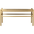 Thumbnail photo of J163 Piano Bench Oak Black Painted-nature