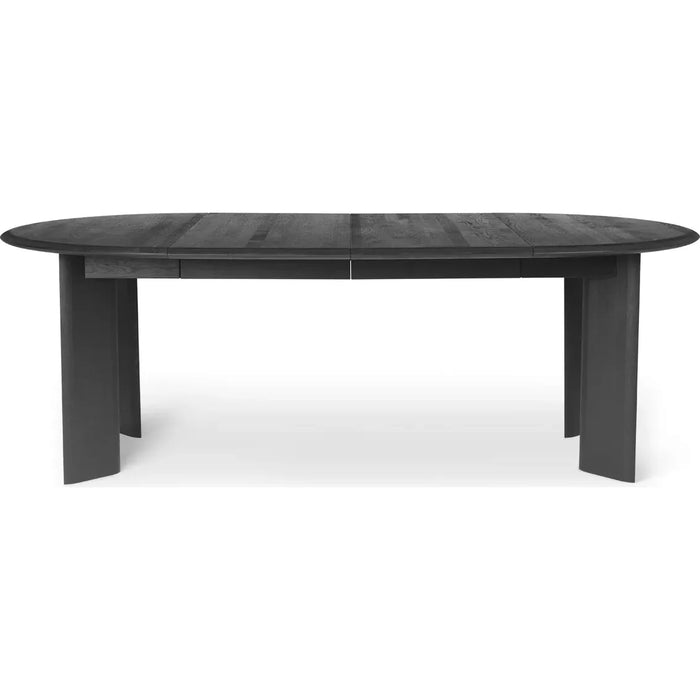 Photo of Bevel Table - Extendable X2 - Spisebord - Black Oiled Oak - Ø117 X H73 Cm