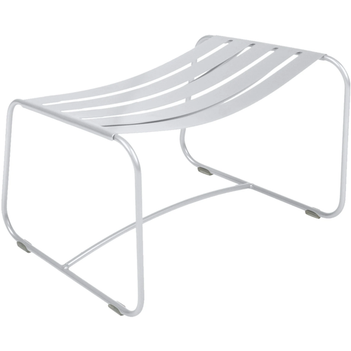 Photo of Surprising Footrest, Cotton White - Outdoor Pallets & Pouffes - Harald Guggenbichler - Green, Grey - Metal