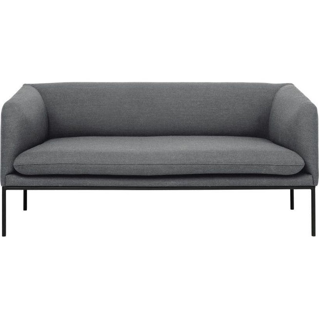 Photo of Turn Sofa 2 Pers Fiord L: 160cm - Solid Light Grey