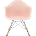 Thumbnail photo of Eames Plastic Armchair Rar - 41 Pale Rose - Chrome Base - Golden Maple - Dining Chairs - Metal/wood/plastic