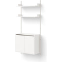Wall Shelf 1900 Cabinet Tall w. Doors