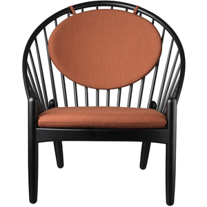 Photo of Poul M. Volther Armchair - J166 Jørna - Black/beige