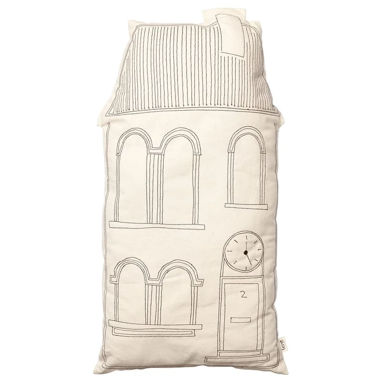 Abode Cushion - Pude - Abode Cushion - Tall - Clock - W37 X D10 X H64 Cm