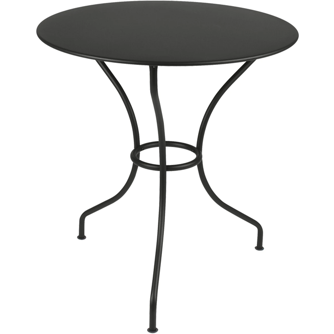 Photo of Opera+ Pedestal Table Ø 67 cm, Liquorice - Matbord Utomhus - Svart - Metall