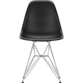 Thumbnail photo of Eames Plastic Chair Dsr - 12 Deep Black - Chrome Base - Dining Chairs - Metal/plastic
