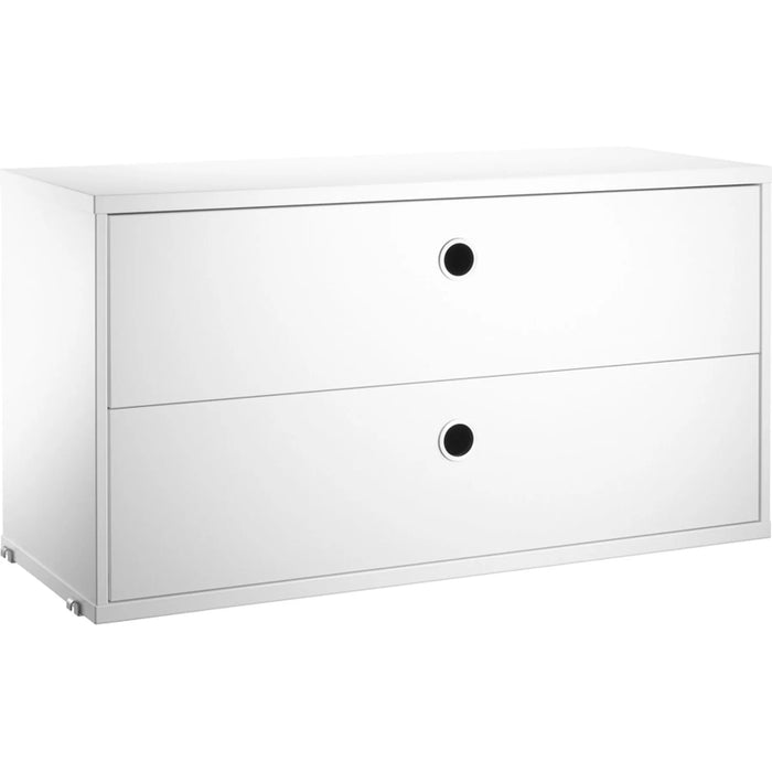 Photo of String Drawer Unit 78x30 - White - Shelving - Mdf