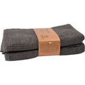 Towel, Kirkeby Grey Grey Size