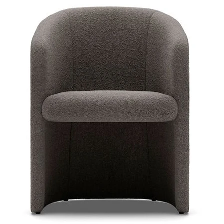 Covent Club Chair - Loungestol - Nevotex Barnum Dark Taupe 10 - H80 X W60 X D54,5 X Sh46 Cm