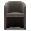 Thumbnail photo of Covent Club Chair - Loungestol - Nevotex Barnum Dark Taupe 10 - H80 X W60 X D54,5 X Sh46 Cm