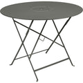 Thumbnail photo of Floréal Table Ø 96 cm, Rosemary - Outdoor dining table - Green - Metal