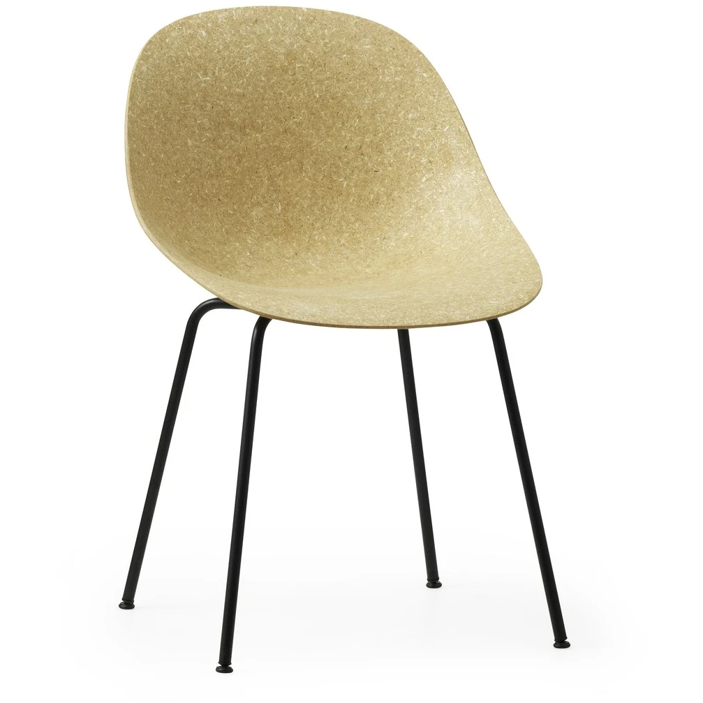 Mat Chair Hemp-black Steel