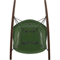 Eames Plastic Armchair Rar - 48 Forest - Basic Dark Base - Dark Maple - Matstolar - Charles & Ray Eames - Grön - Metall/trä/plast