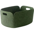 Thumbnail photo of Restore Basket, Dark Green - Small Storage - Mika Tolvanen - Green