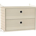 Thumbnail photo of String Wall Rack 50x30, Beige, 2-pack - Shelving - Nils Strinning - Beige - Metal