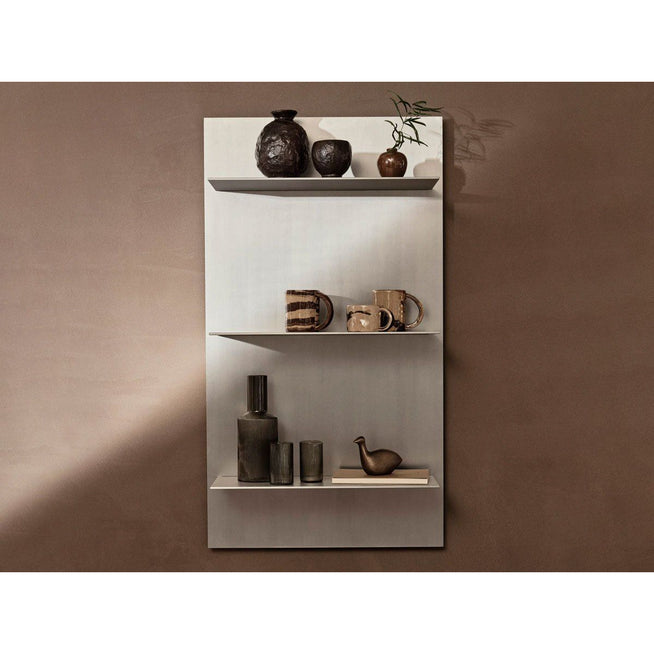 Photo of Lager Wall Shelf - Triple  - Hylde - Aluminium - W55 X D23.3 X H100 Cm