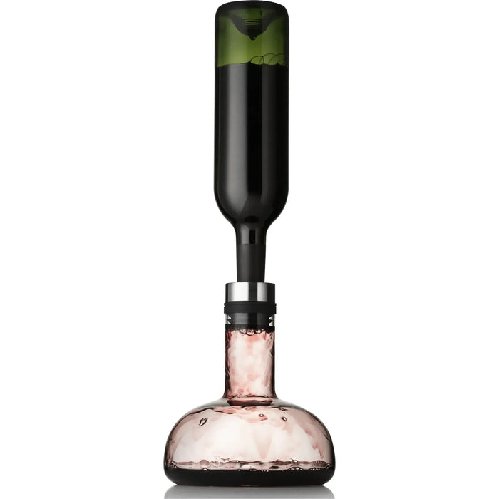 Wine Breather Clear/Steel - Wine Carafes & Decanters