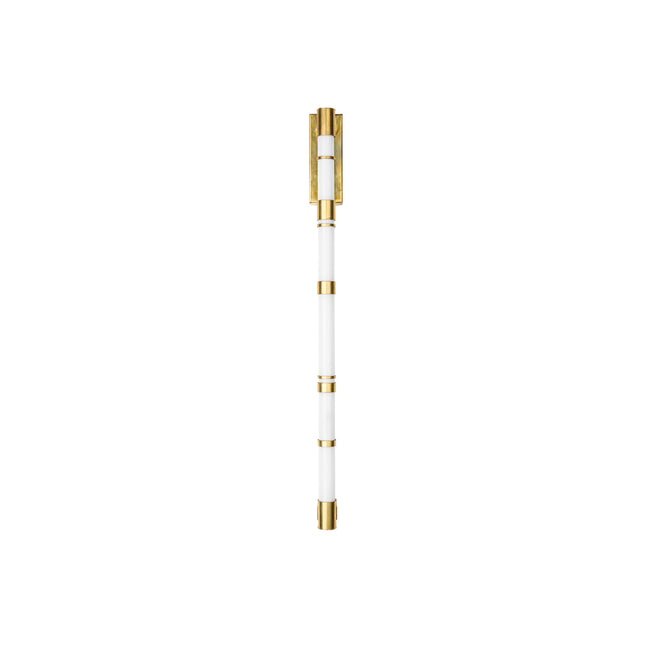 Photo of Stripe White/Brass Large - Bathroom Lamps - Egnell Allard - White