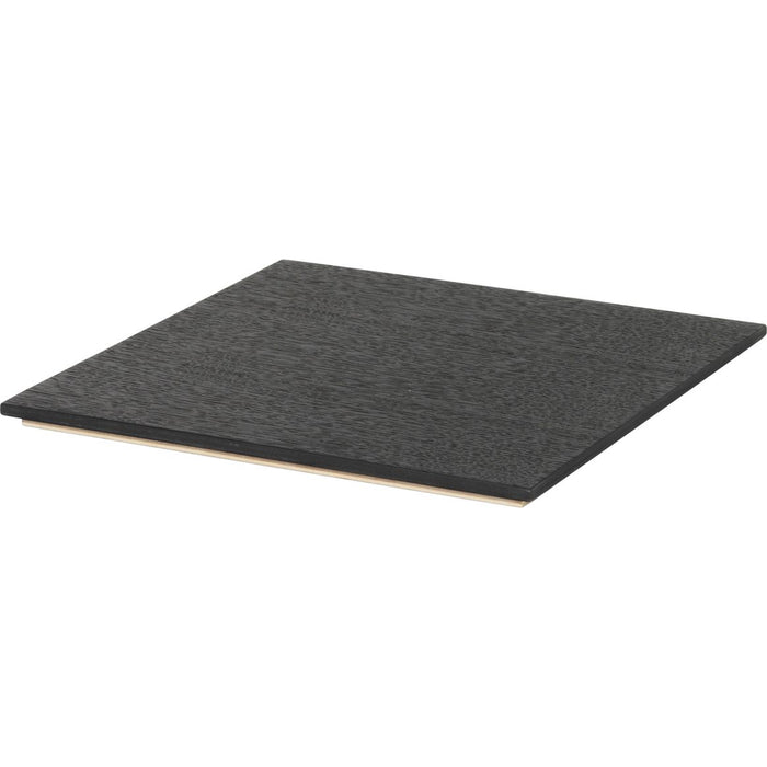 Photo of Oak Tray For Plant Box - Bakke - Black - W26 X D26 X H1,2 Cm