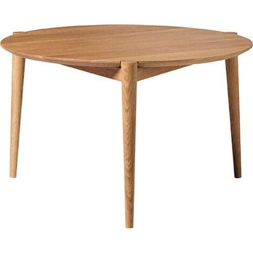 Photo of D102 Søs Soffbord Ø70 Cm Oak Nature Lacquered