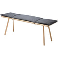 Thumbnail photo of Georg Bench Untreated - Benches - Christina Liljenberg Halstrøm - Leather/wood/wool