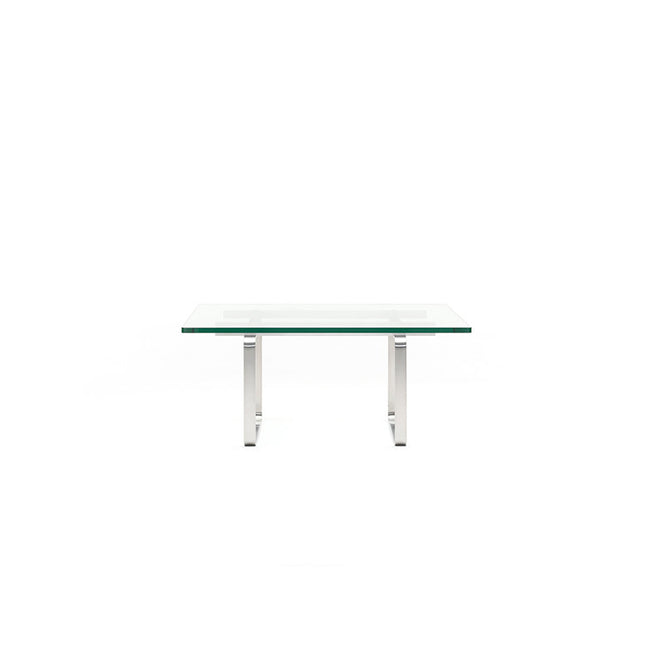 Photo of Carl Hansen - Ch106 - Coffee table - Hans J. Wegner - Transparent - Glass/metal