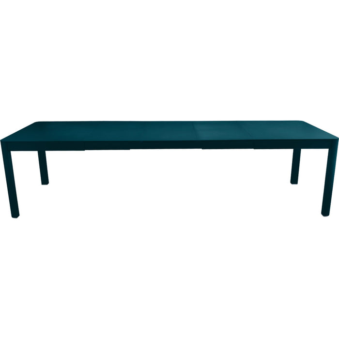 Photo of Ribambelle Table With 3 Extensions, Acapulco Blue - Matbord Utomhus - Blå - Metall