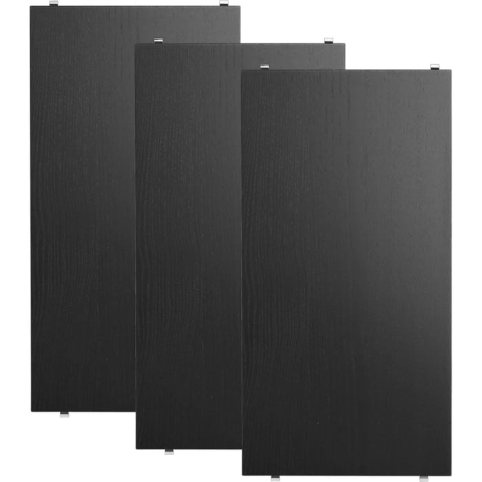 Photo of String Shelves 58x30 - Black Betten Ash - 3-pack - Shelving - Wood