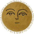 Sun Tufted Rug - Children's Rug - Yellow - Ø130 x H130 cm