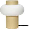 Thumbnail photo of Plate lamp Metal/glass - Gul/opal