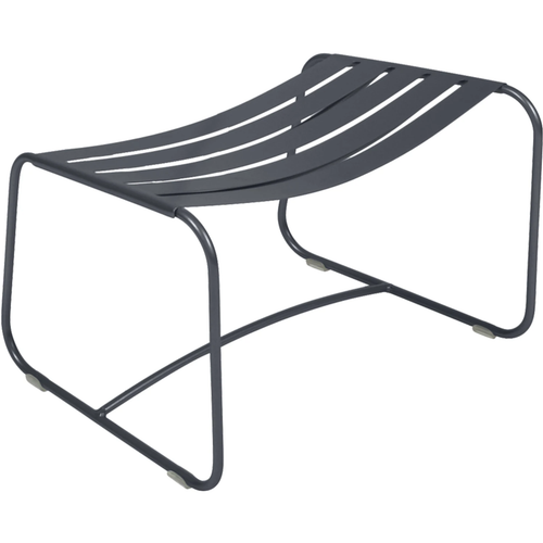 Photo of Surprising Footrest, Anthracite - Outdoor Stools & Pouffes - Harald Guggenbichler - Green, Grey - Metal