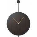 Thumbnail photo of Trace Wall Clock - Ur - Black/brass - W26 X H41,2 X D3 Cm