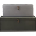Thumbnail photo of Storage Boxes Set of 2 Green Grey